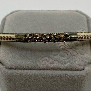Nordstrom cream Gold and Silver Beaded Bracelet